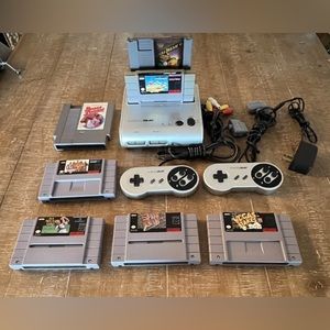 Retro Duo Console &  7-Game Bundle NES SNES Nintendo Super Nintendo